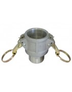 ALUMINIO HEMBRA-ROSCA MACHO BSPT TIPO B