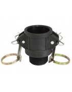 CAMLOCK POLIPROPILENO TIPO B.RACORES INDUSTRIALES FLUIDAL