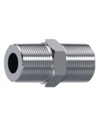 ADAPTADOR MACHO-MACHO BSPT INOX