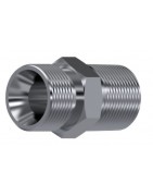 ADAPTADOR MACHO-MACHO BSP- BSPT INOX