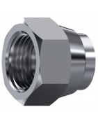 TAPON HEMBRA GIRATORIA BSP 60º INOX