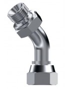 CODO 45º MACHO-HEMBRA GIRAT.BSP 60º INOX