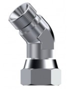 CODO 45º MACHO-HEMBRA GIRAT.BSP 60º INOX