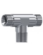 TE MACHO BSP 60º-MACHO NPT CENTRAL-MACHO BSP 60º INOXIDABLE FLUIDAL