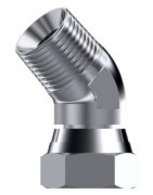 CODO 45º MACHO NPT-H.GIRAT.NPSM INOXIDABLE FLUIDAL
