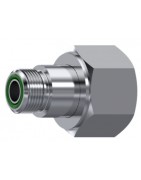 ADAPTADOR MACHO-HEMBRA GIRAT.ORFS INOXIDABLE FLUIDAL