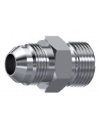 ADAPTADOR MACHO ORFS-MACHO JIC INOXIDABLE FLUIDAL
