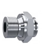 MACHO SOLDABLE BSP ASIENTO PLANO C/GUIA INOXIDABLE FLUIDAL