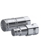 ENCHUFE DE VALVULA PLANA ISO 16028 INOXIDABLE FLUIDAL