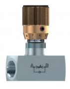 REGULADOR CAUDAL BIDIREC.400 BAR INOXIDABLE