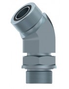 CODOS 45º ORFS ACERO AL CARBONO.ADAPTADORES FLUIDAL