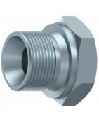 TAPON HIDRAULICO MACHO HEXAGONAL BSP 60º