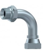 CODOS HIDRAULICOS 90º M-H GIRATORIA 60º.ADAPTADORES FLUIDAL