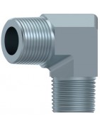 CODO 90º MACHO-MACHO BSPT ACERO.ADAPTADORES FLUIDAL