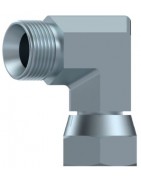 CODO 90º MACHO-HEMBRA GIRATORIA BSP 60º.ADAPTADORES FLUIDAL