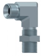 CODO 90º PASATABIQUE HIDRAULICO MACHO-MACHO BSP 60º.ADAPTADORES FLUIDA