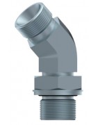 CODO 45º MACHO BSP-MACHO BSP REGULABLE ACERO.ADAPTADORES FLUIDAL