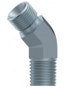 CODO HIDRAULICO 45º MACHO BSP 60º-MACHO BSPT.ADAPTADORES FLUIDAL