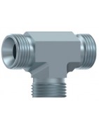 TE MACHO-MACHO-MACHO METRICA 60º.ADAPTADORES FLUIDAL
