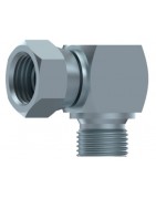 CODO CUADRADO 90º MACHO-HEMBRA GIRATORIA.ADAPTADORES FLUIDAL