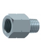 ADAPTADOR MACHO NPT 60º-HEMBRA FIJA NPT.ADAPTADORES FLUIDAL