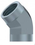 CODO 45º HEMBRA FIJA NPT-HEMBRA FIJA NPT.ADAPTADORES FLUIDAL