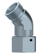 CODO 45º TUBO-TUERCA LOCA METRICA.RACORES PARA TUBERIA RIGIDA FLUIDAL