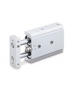 CILINDROS NEUMATICOS GUIADOS DE DOBLE VASTAGO SMC