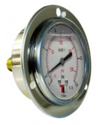 MANOVACUOMETROS DN63 DORSAL 1/4" BSP