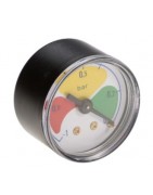 VACUOMETRO DE COLORES DORSAL 1/8" BSP