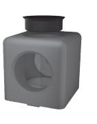 UNIONES DE CUBO 2 SALIDAS PARA PERFIL DE ALUMINIO