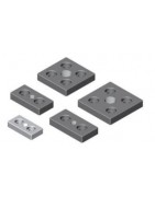 PLACAS BASE PARA PERFIL DE ALUMINIO