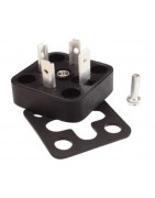 BASES DE CONEXION PARA CONECTORES ELECTRICOS Y ELECTROVALVULAS